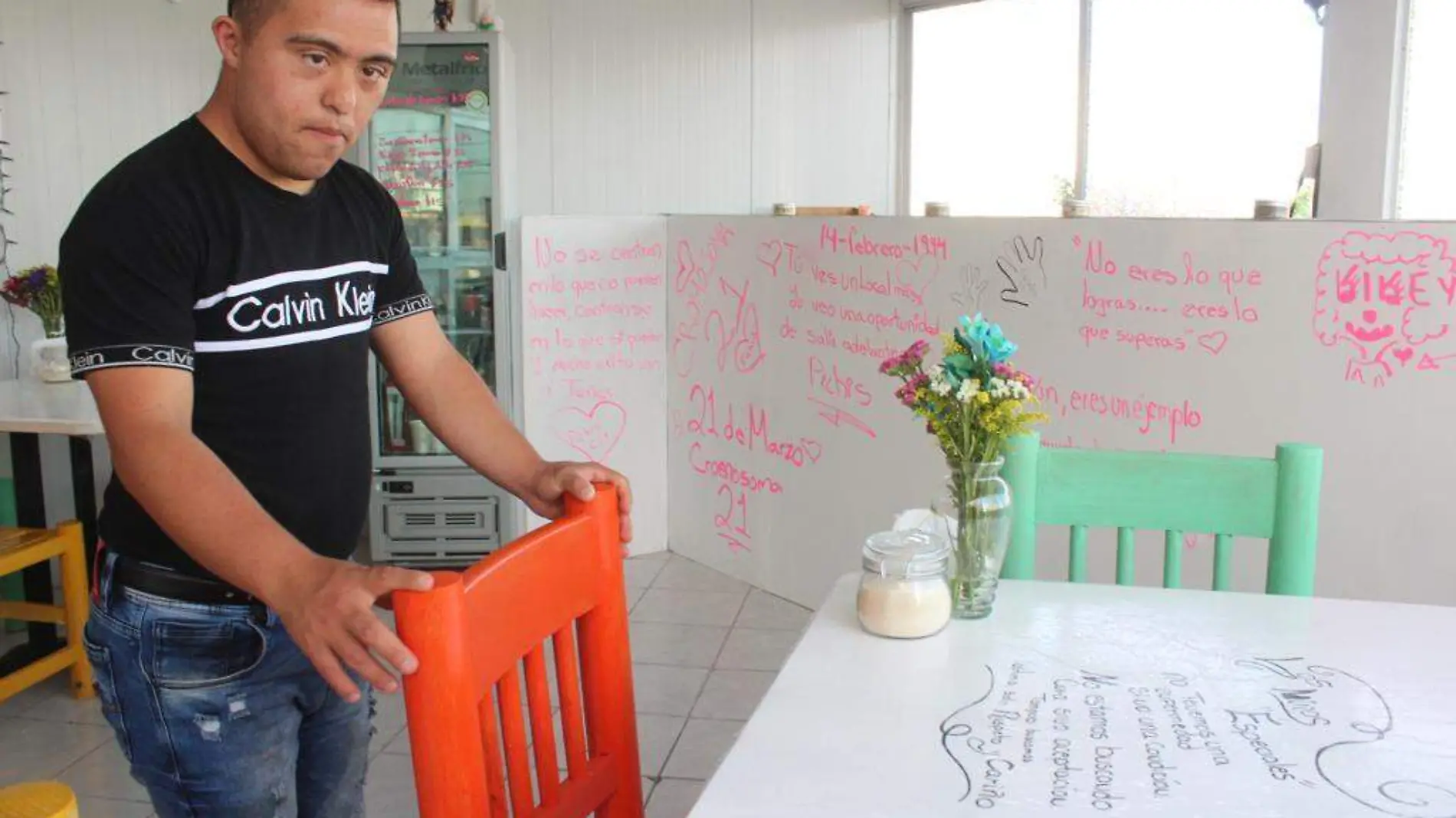 Ramón Sandoval el joven con síndrome de Down que emprendió su propio negocio